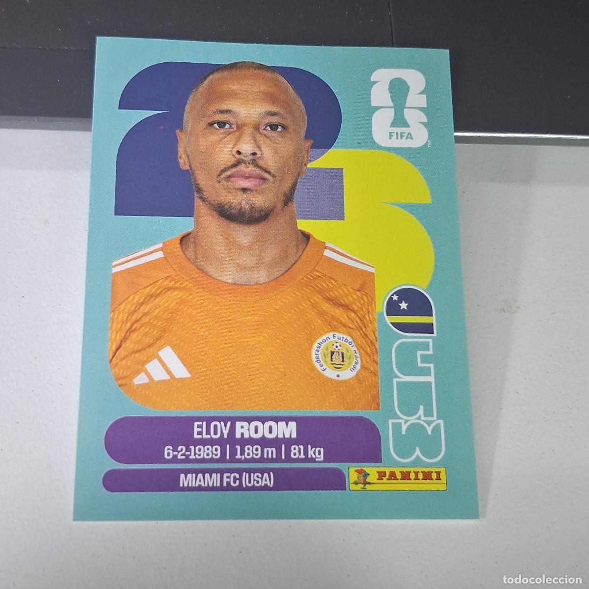 Cromos de F&uacute;tbol: B22 CUW 2 CUW2 ELOY ROOM CURACAO MUNDIAL FIFA WORLD CUP 2026 STICKER PANINI