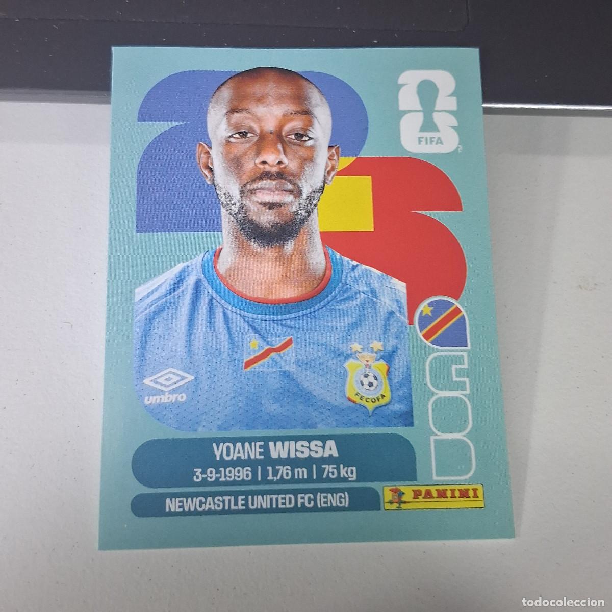 Football Stickers: B22 COD 16 COD16 YOANE WISSA CONGO COD MUNDIAL FIFA WORLD CUP 2026 STICKER PANINI