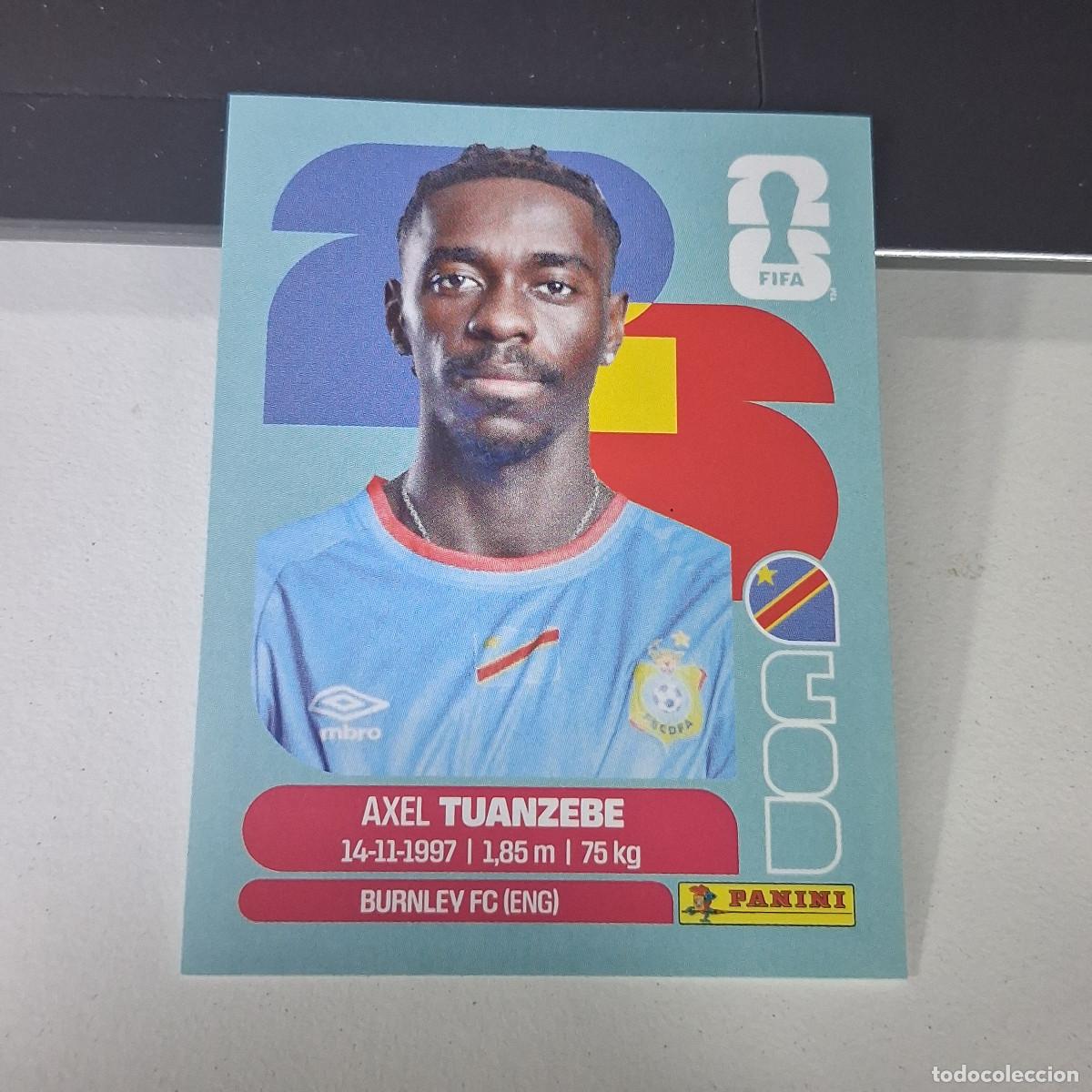 Football Stickers: B22 COD4 AXEL TUANZEBE 4 CONGO COD MUNDIAL FIFA WORLD CUP 2026 STICKER PANINI
