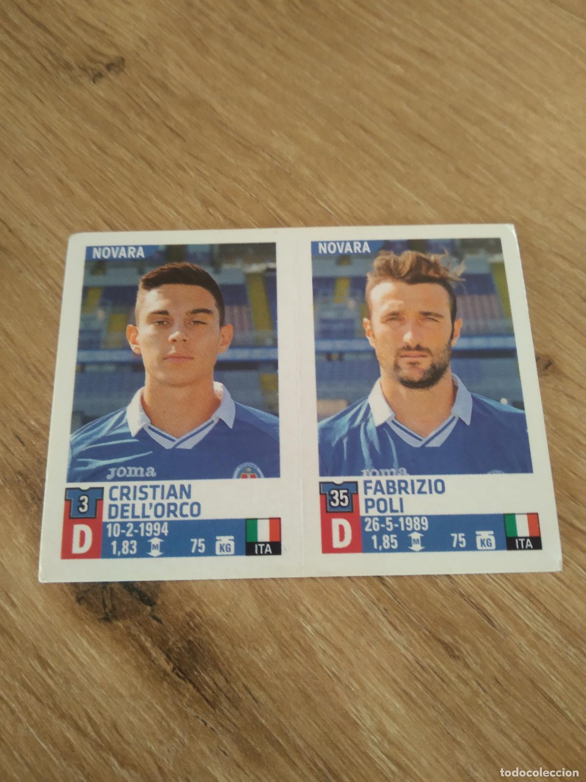 Football Stickers: 710 DELL'ORCO FABRIZIO POLI NOVARA CROMO FUTBOL PANINI LIGA ITALIA 15-16 CALCIATORI 2015-2016