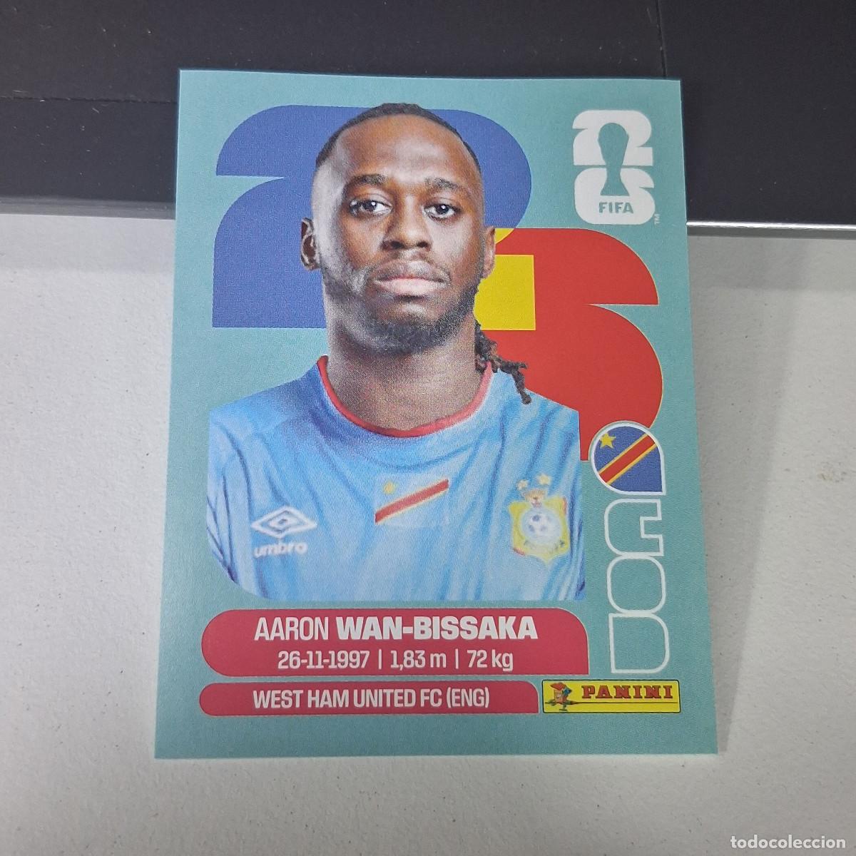 Football Stickers: B22 COD3 AARON WAN-BISSAKA 3 CONGO COD MUNDIAL FIFA WORLD CUP 2026 STICKER PANINI