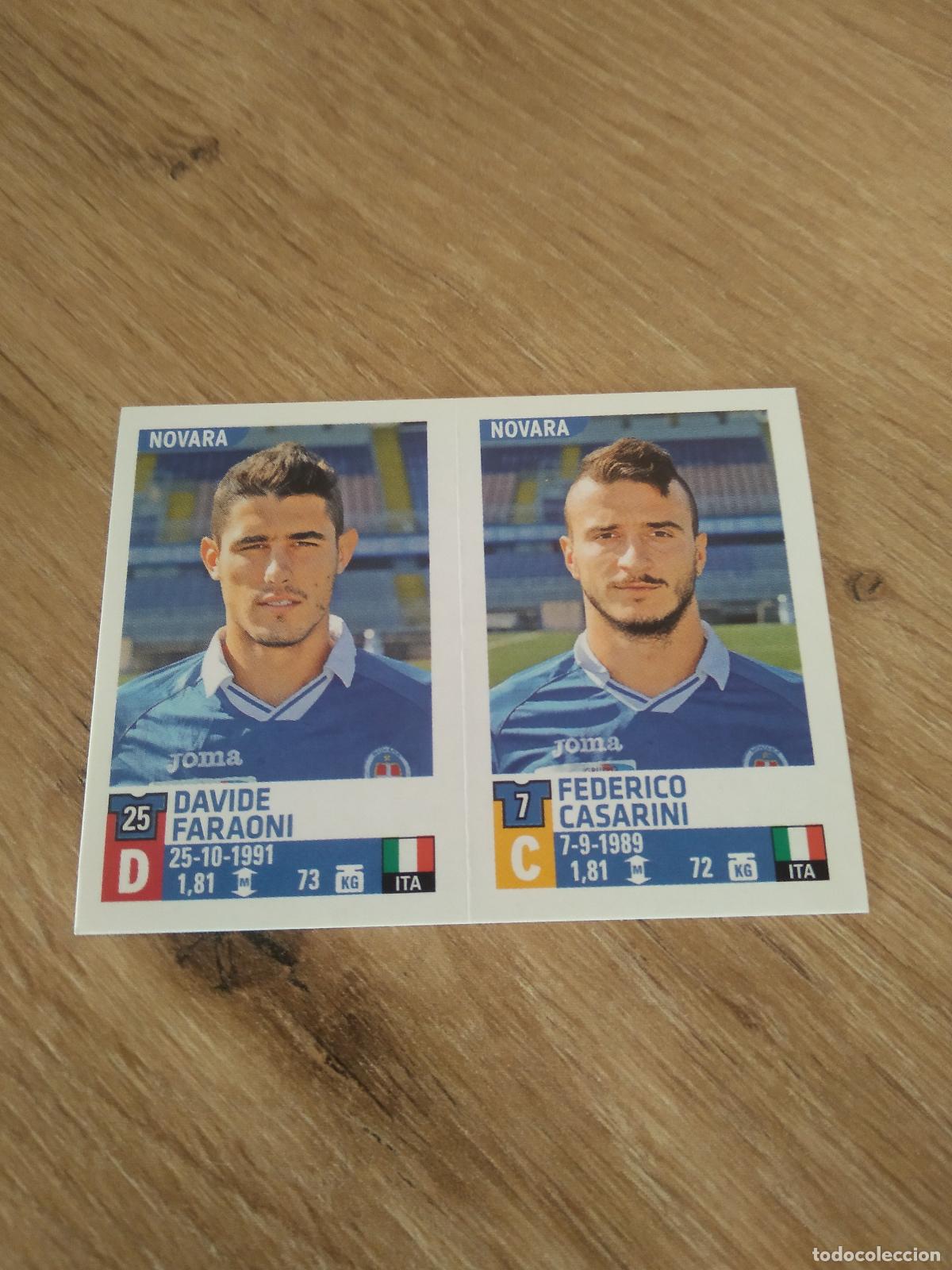Football Stickers: 711 FARAONI FEDERICO CASARINI NOVARA CROMO FUTBOL PANINI LIGA ITALIA 15-16 CALCIATORI 2015-2016