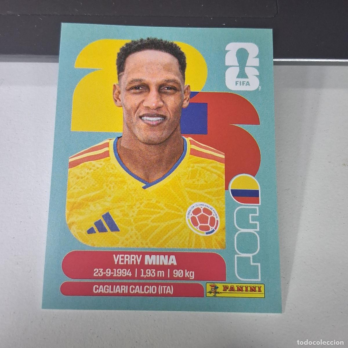 Football Stickers: B22 COL5 YERRY MINA 5 COLOMBIA COL MUNDIAL FIFA WORLD CUP 2026 STICKER PANINI