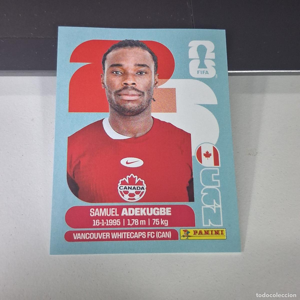 Cromos de F&uacute;tbol: B22 CAN 5 CAN5 SAMUEL ADEKUGBE CANADA CAN MUNDIAL FIFA WORLD CUP 2026 STICKER PANINI
