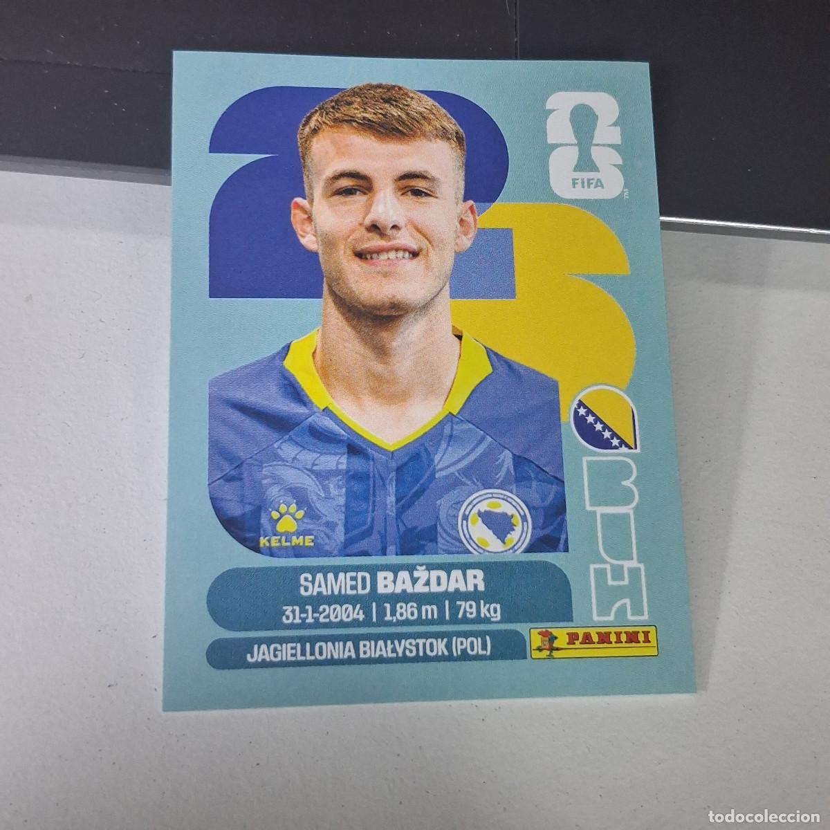 Cromos de F&uacute;tbol: B22 BIH19 SAMED BAZDAR 19 BOSNIA HERZEGOVINA BIH MUNDIAL FIFA WORLD CUP 2026 STICKER PANINI