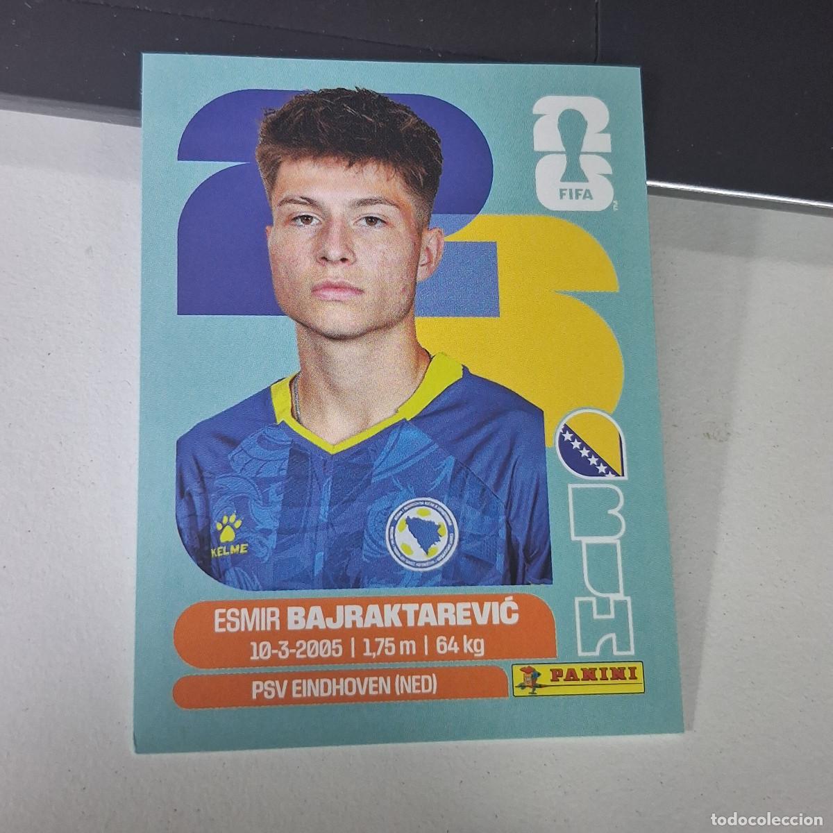 Cromos de F&uacute;tbol: B22 BIH 15 BIH15 ESMIR BAJRAKTAREVIC BOSNIA HERZEGOVINA MUNDIAL FIFA WORLD CUP 2026 STICKER PANINI