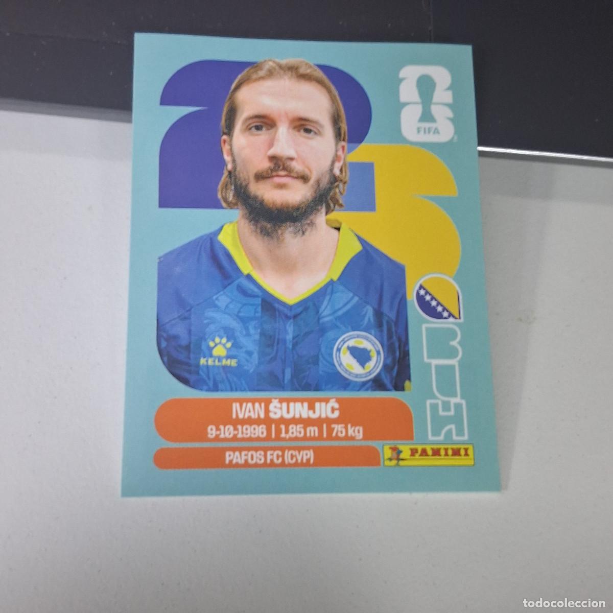 Cromos de F&uacute;tbol: B22 BIH 11 BIH11 IVAN SUNJIC BOSNIA HERZEGOVINA MUNDIAL FIFA WORLD CUP 2026 STICKER PANINI