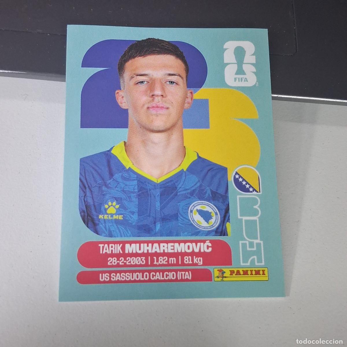Cromos de F&uacute;tbol: B22 BIH5 TARIK MUHAREMOVIĆ 5 BIH BOSNIA HERZEGOVINA MUNDIAL FIFA WORLD CUP 2026 STICKER PANINI