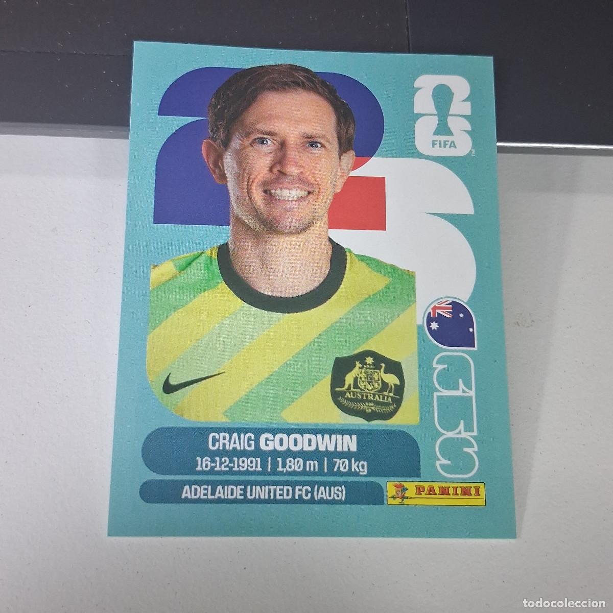 Cromos de F&uacute;tbol: B22 AUS 17 AUS17 CRAIG GOODWIN AUSTRALIA AUS MUNDIAL FIFA WORLD CUP 2026 STICKER PANINI
