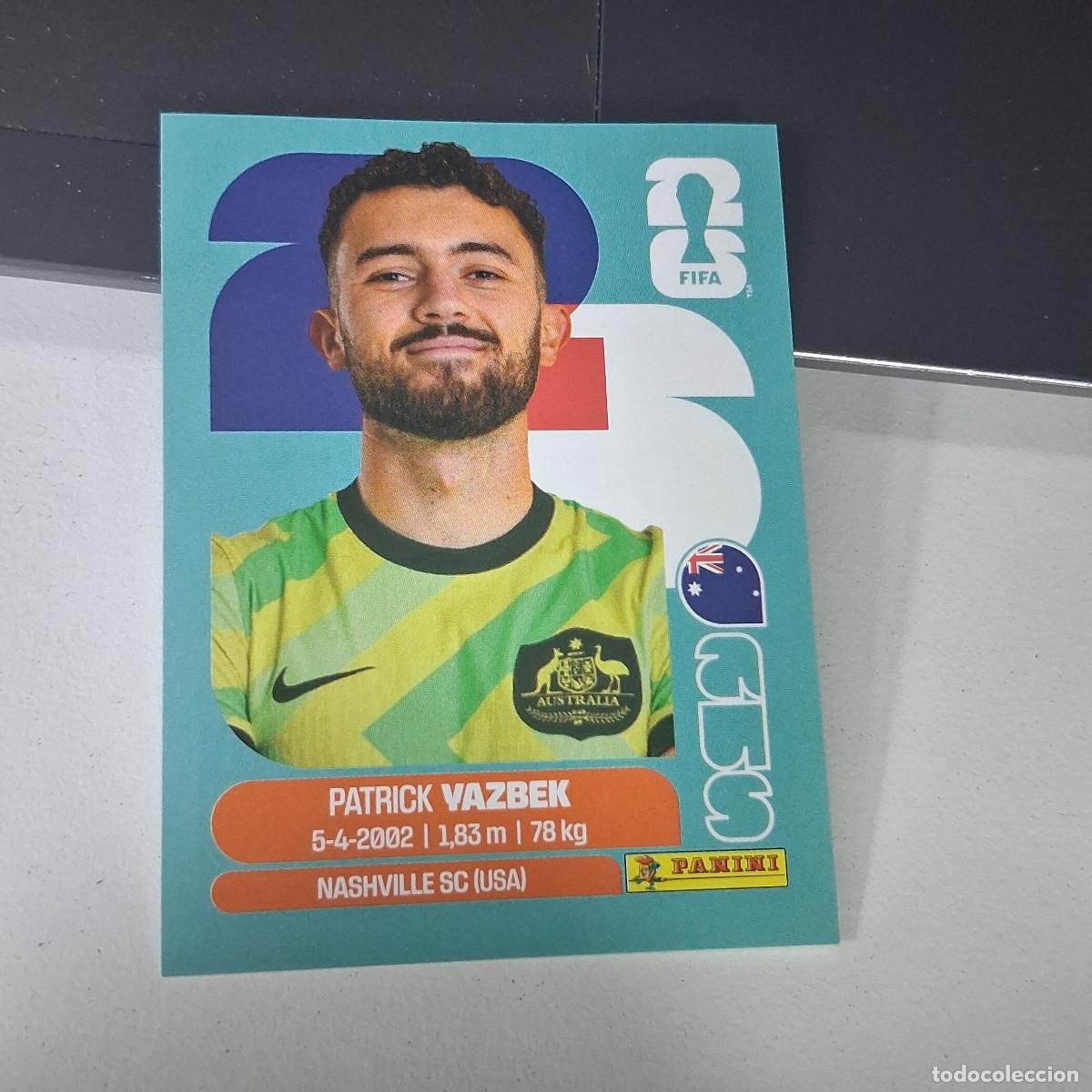 Cromos de F&uacute;tbol: B22 AUS16 PATRICK YAZBEK 16 AUSTRALIA AUS MUNDIAL FIFA WORLD CUP 2026 STICKER PANINI