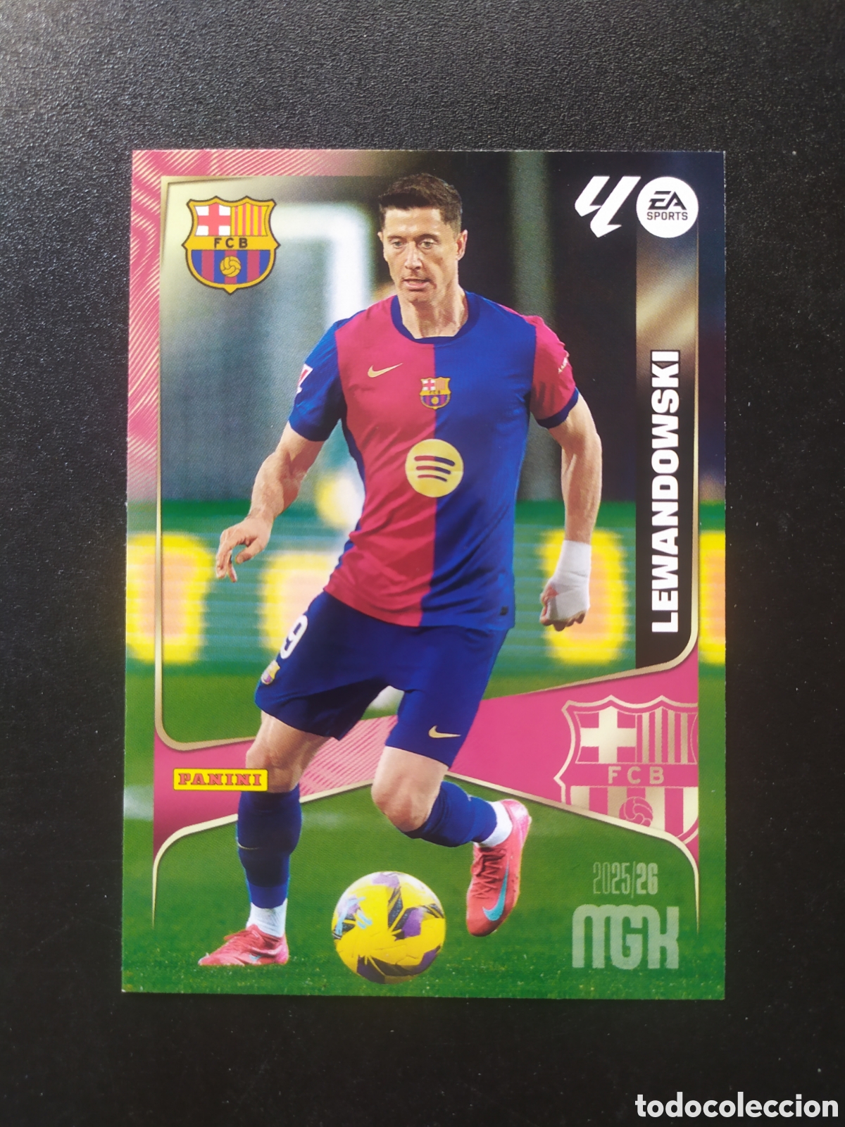 Football Stickers: Megacracks 2025 2026 25 26 panini Lewandowski n&deg; 89 Barcelona