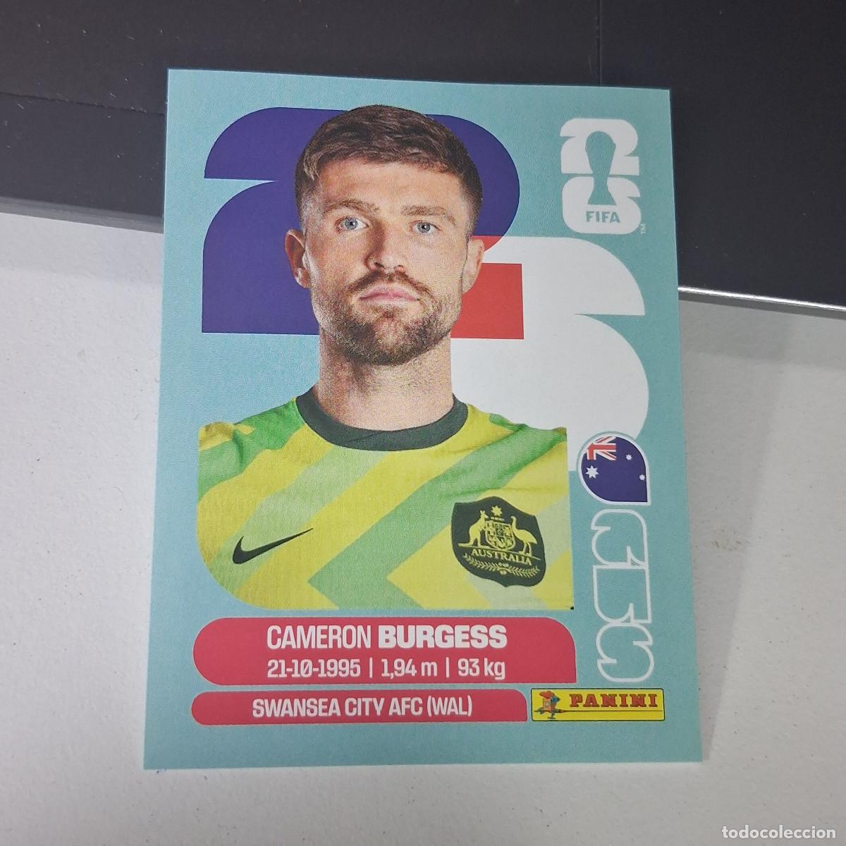 Football Stickers: B22 AUS 8 AUS8 CAMERON BURGESS AUSTRALIA AUS MUNDIAL FIFA WORLD CUP 2026 STICKER PANINI