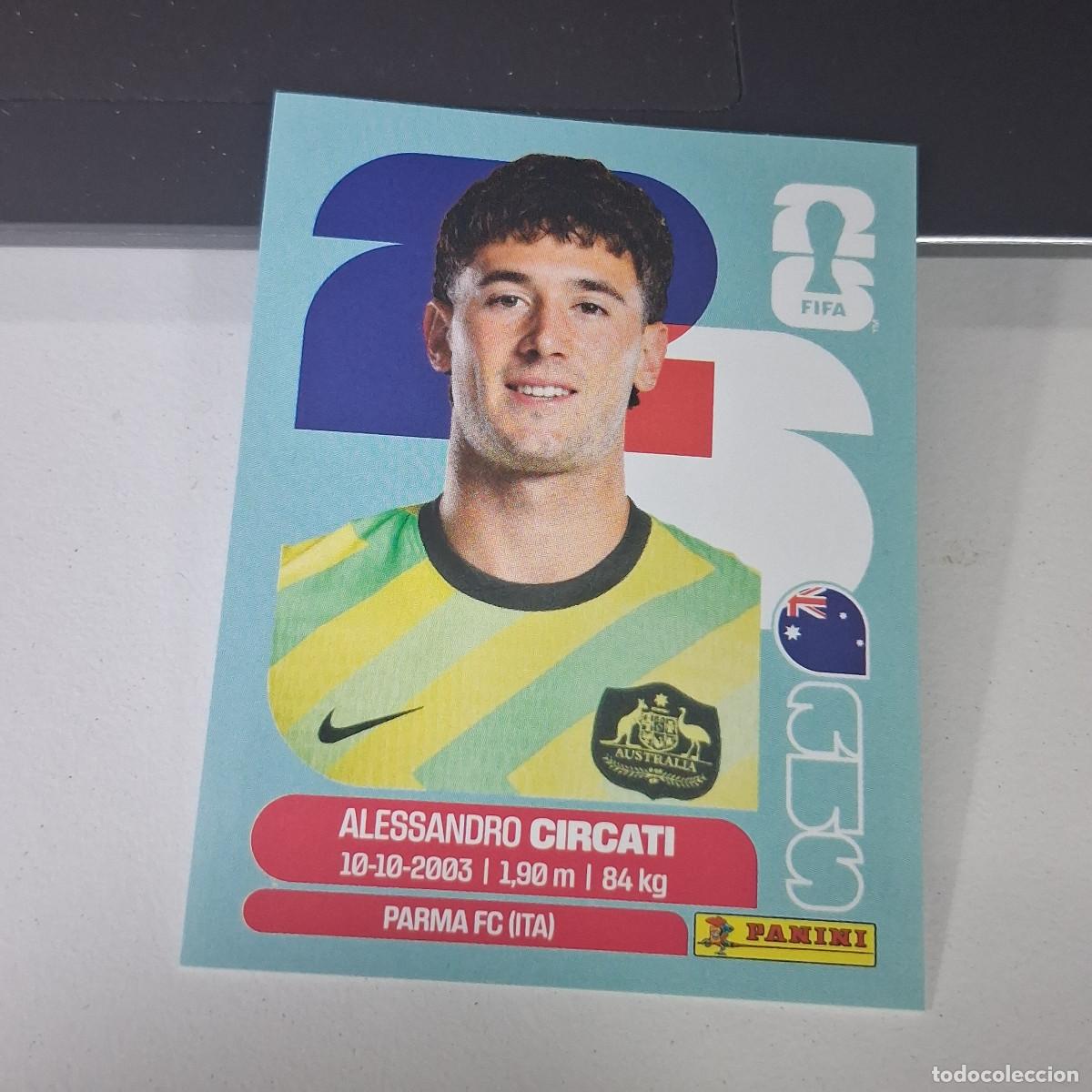 Cromos de F&uacute;tbol: B22 AUS5 ALESSANDRO CIRCATI 5 AUSTRALIA AUS MUNDIAL FIFA WORLD CUP 2026 STICKER PANINI