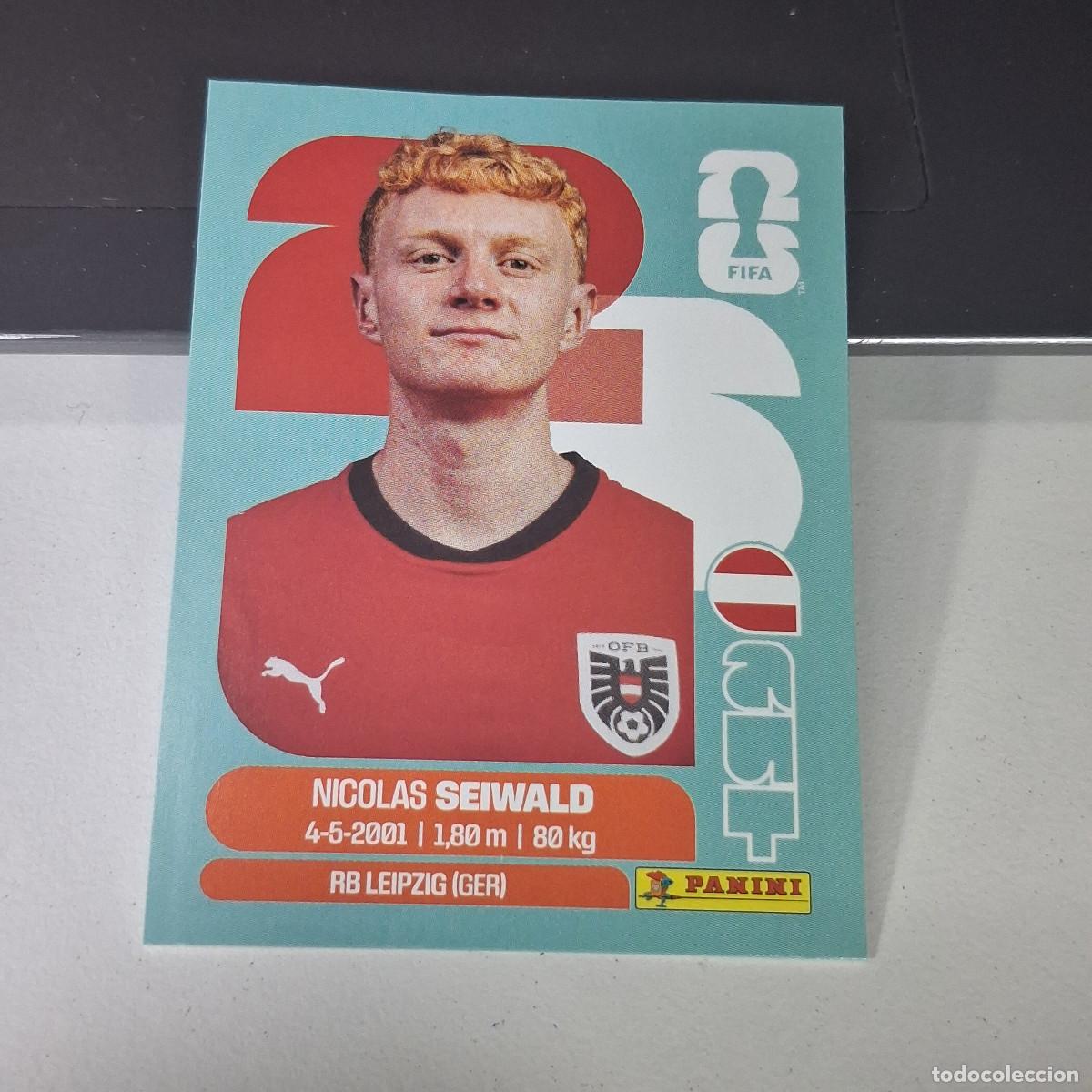 Cromos de Futebol: B22 AUT 15 AUT15 NICOLAS SEIWALD AUSTRIA AUT MUNDIAL FIFA WORLD CUP 2026 STICKER PANINI