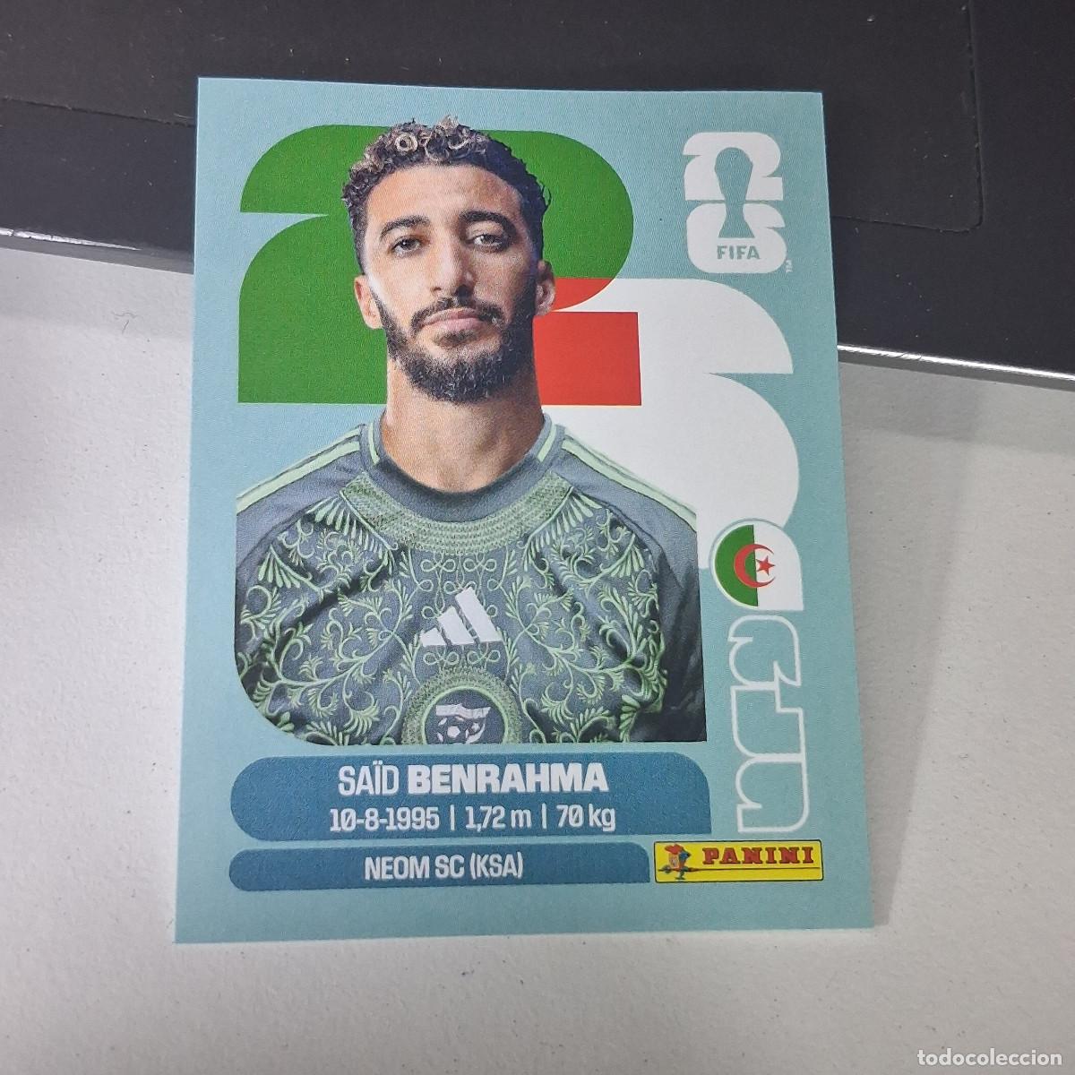 Cromos de Futebol: B22 ALG 16 ALG16 SAID BENRAHMA ARGELIA ALGERIA MUNDIAL FIFA WORLD CUP 2026 STICKER PANINI