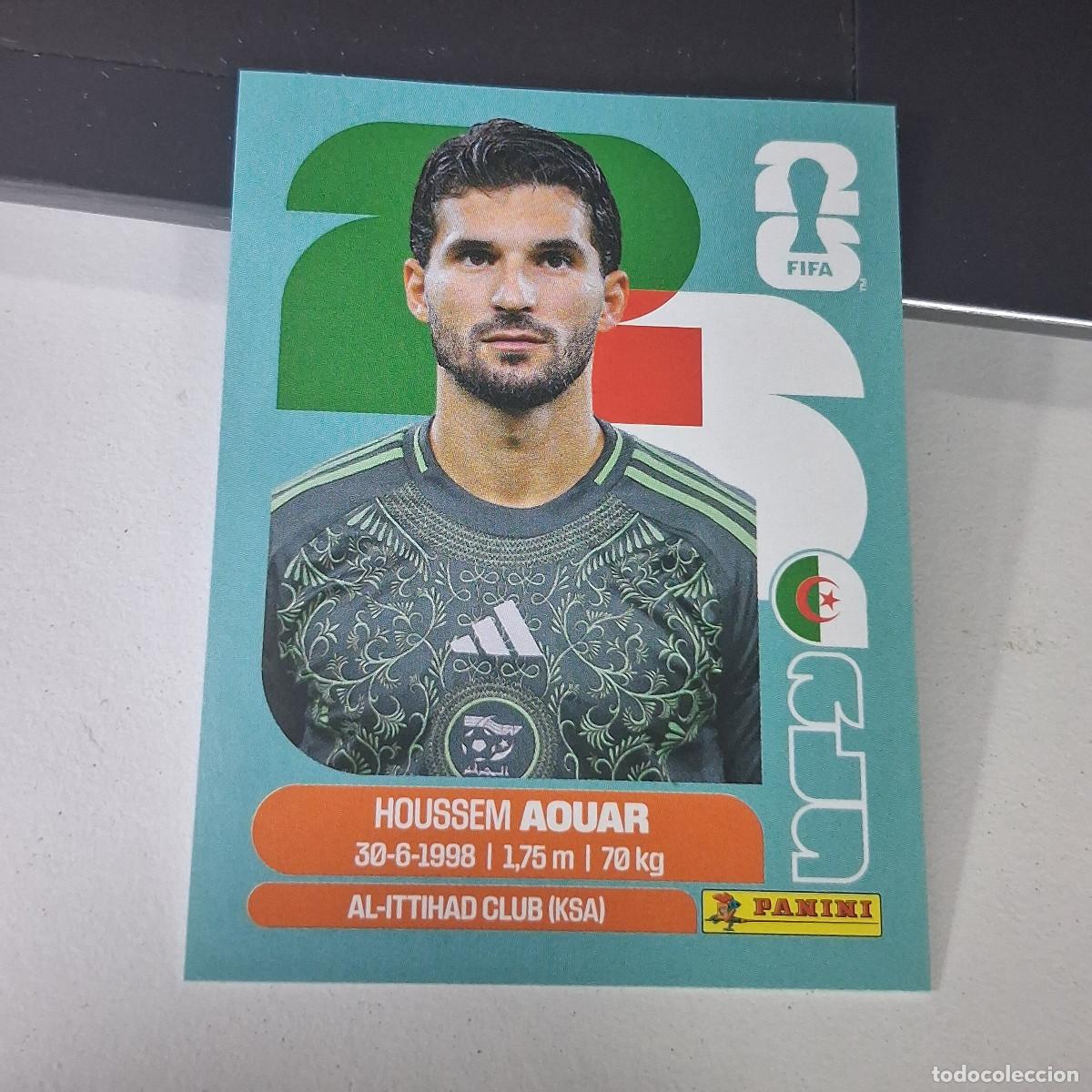 Cromos de Futebol: B22 ALG9 HOUSSEM AOUAR 9 ARGELIA ALG MUNDIAL FIFA WORLD CUP 2026 STICKER PANINI