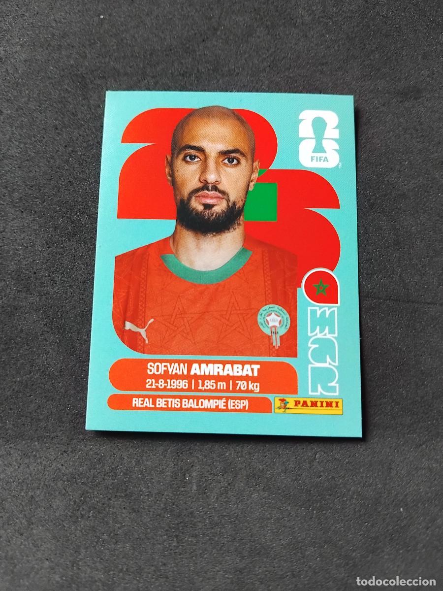 Cromos de Futebol: SOFYAN AMRABAT MAR 10 - MARRUECOS - PANINI FIFA WORLD CUP 2026 - MUNDIAL 2026 STICKER - REAL BETIS