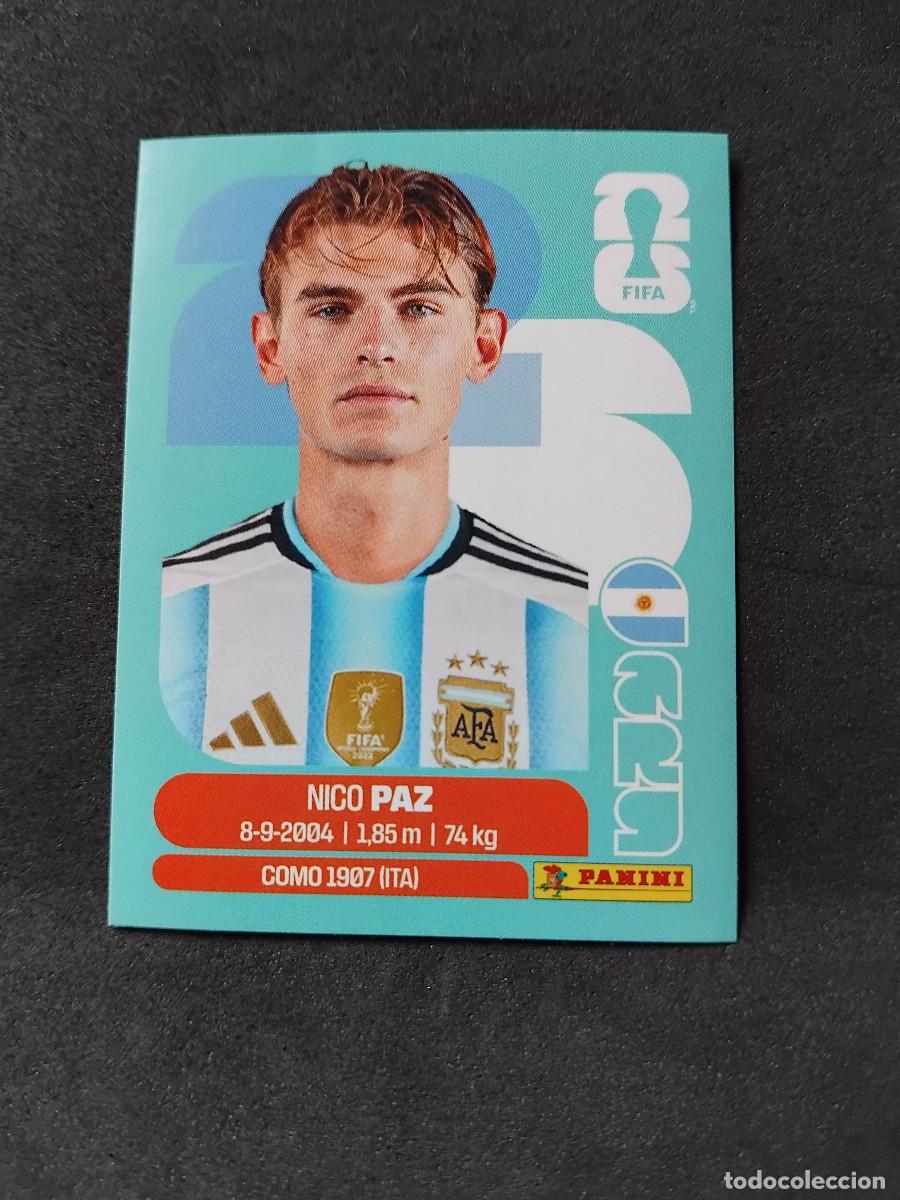 Cromos de Futebol: NICO PAZ ARG 14 - ARGENTINA - PANINI FIFA WORLD CUP 2026 - MUNDIAL 2026 STICKER WORLD CUP