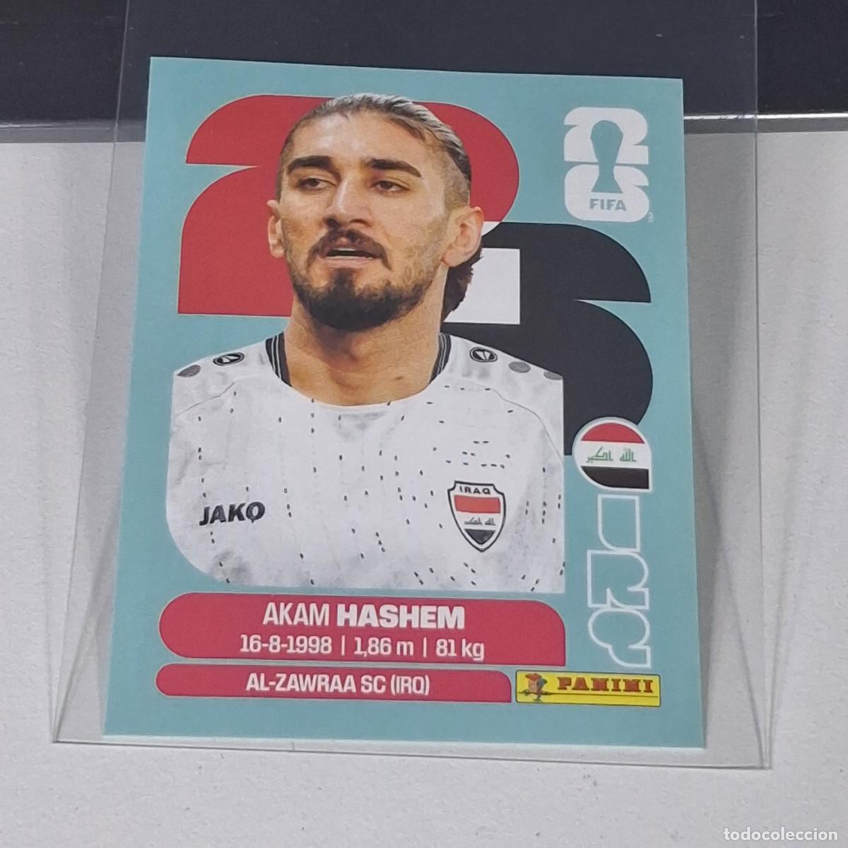 Cromos de Futebol: B23 IRQ 5 IRQ5 AKAM HASHEM IRAQ MUNDIAL FIFA WORLD CUP 2026 STICKER PANINI
