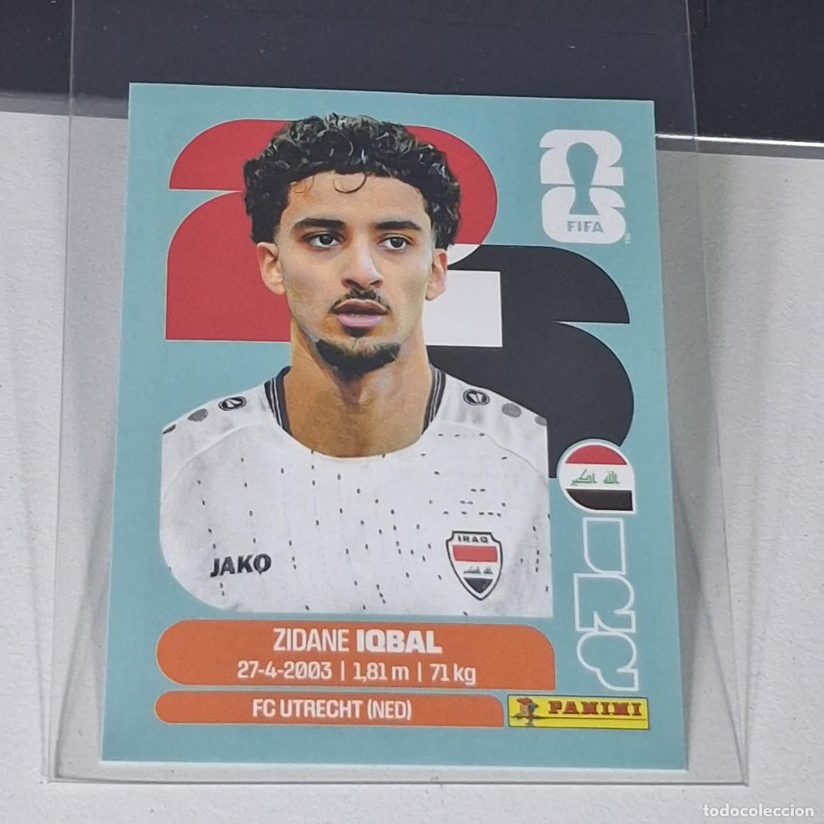 Cromos de Futebol: B23 IRQ9 ZIDANE IQBAL 9 IRQ IRAQ MUNDIAL FIFA WORLD CUP 2026 STICKER PANINI