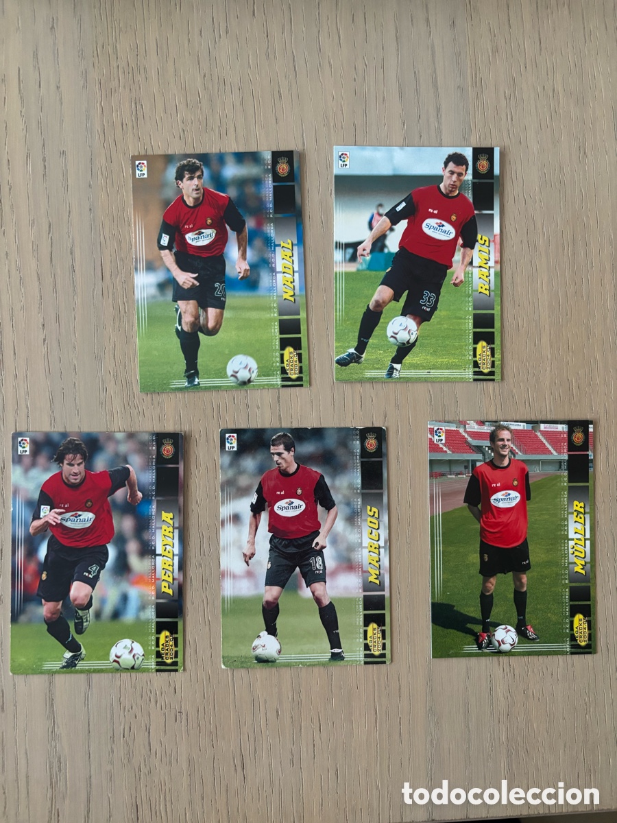 Cromos de Futebol: Lote Mallorca errores Megacracks panini 2004-05