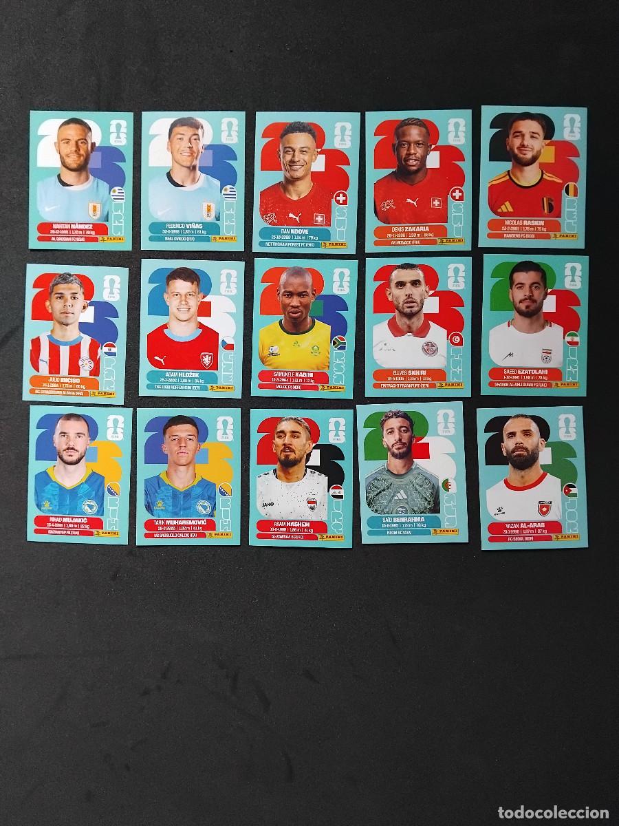 Figurine di Calcio: 15 CROMOS MUNDIAL 2026 - LOTE DE 15 CROMOS VARIADOS - PANINI FIFA WORLD CUP 2026 - MUNDIAL 2026 26