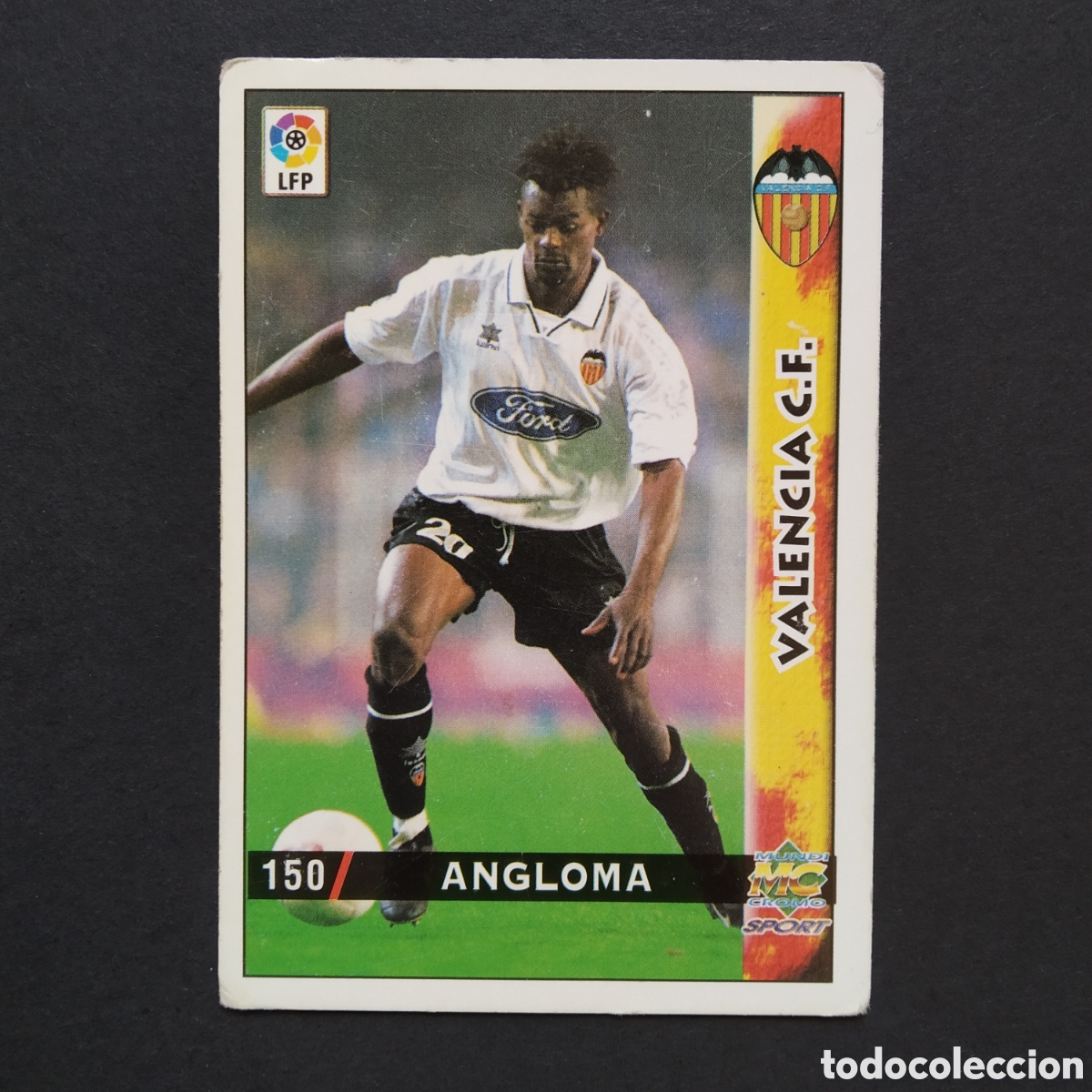Figurine di Calcio: CROMO - N&ordm; 0150 - ANGLOMA - VALENCIA C.F. - LAS FICHAS DE LA LIGA 98-99 (1998 / 1999) - MUNDICROMO