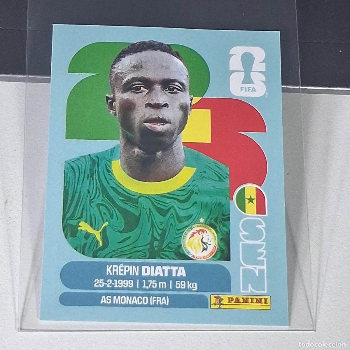Figurine di Calcio: B23 SEN20 KR&Eacute;PIN DIATTA 20 SENEGAL SEN MUNDIAL FIFA WORLD CUP 2026 STICKER PANINI