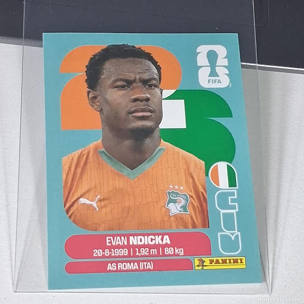 Figurine di Calcio: B23 CIV6 EVAN NDICKA 6 COAST CIV COSTA DE MARFIL IVORY MUNDIAL FIFA WORLD CUP 2026 STICKER PANINI