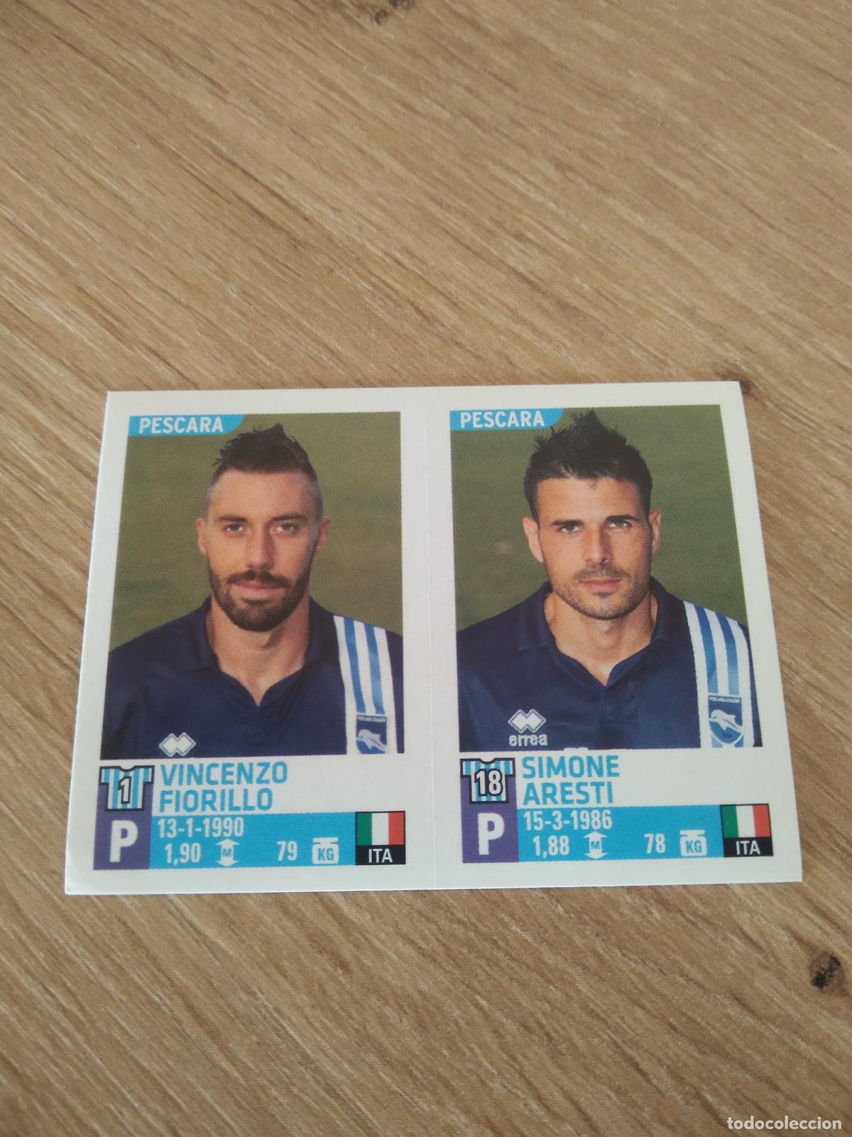 Figurine di Calcio: 729 FIORILLO SIMONE ARESTI PESCARA CROMO FUTBOL PANINI LIGA ITALIA 15-16 CALCIATORI 2015-2016