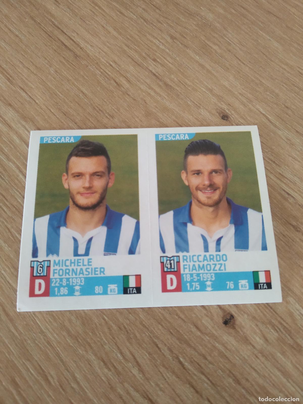 Figurine di Calcio: 731 FORNASIER FIAMOZZI PESCARA CROMO FUTBOL PANINI LIGA ITALIA 15-16 CALCIATORI 2015-2016