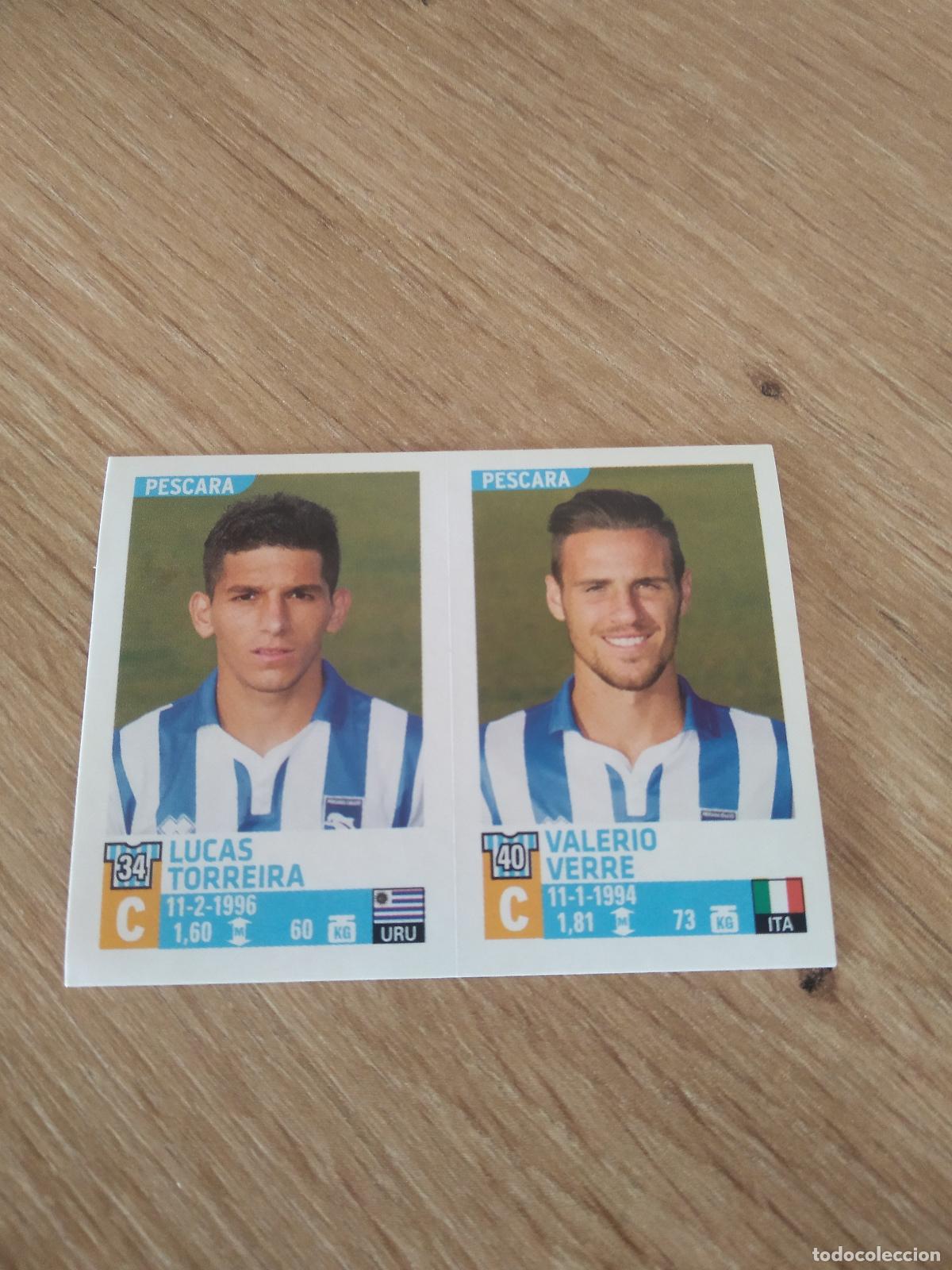 Figurine di Calcio: 735 TORREIRA VALERIO VERRE PESCARA CROMO FUTBOL PANINI LIGA ITALIA 15-16 CALCIATORI 2015-2016