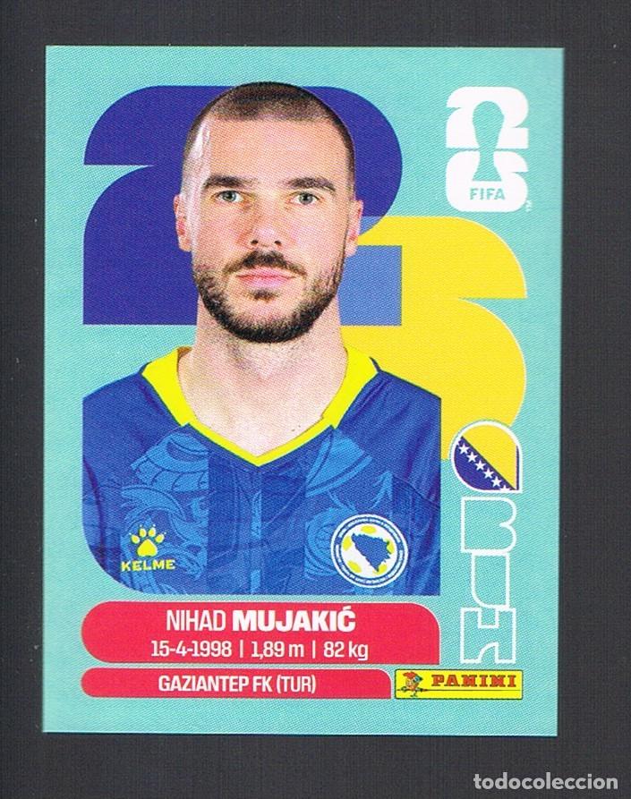 Figurine di Calcio: STICKER FIFA WORLD CUP 2026 B0SNIA Y HERZEGOVINA N&ordm; 6 NIHAD MUJAKIC