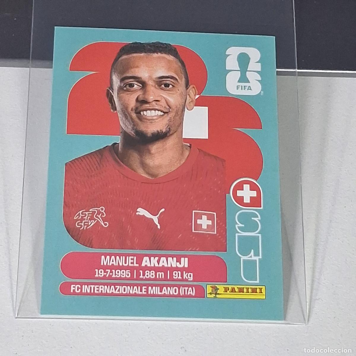 Figurine di Calcio: B23 SUI4 MANUEL AKANJI 4 SUIZA SUI SWITZERLAND MUNDIAL FIFA WORLD CUP 2026 STICKER PANINI