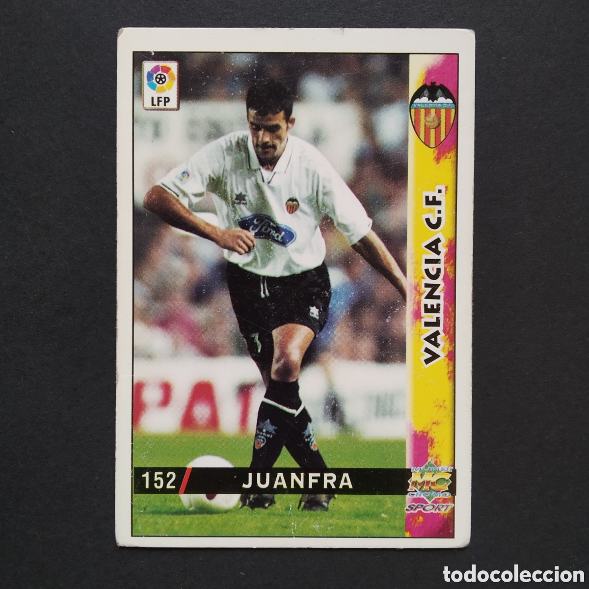Figurine di Calcio: CROMO - N&ordm; 0152 - JUANFRA - VALENCIA C.F. - LAS FICHAS DE LA LIGA 98-99 (1998 / 1999) - MUNDICROMO