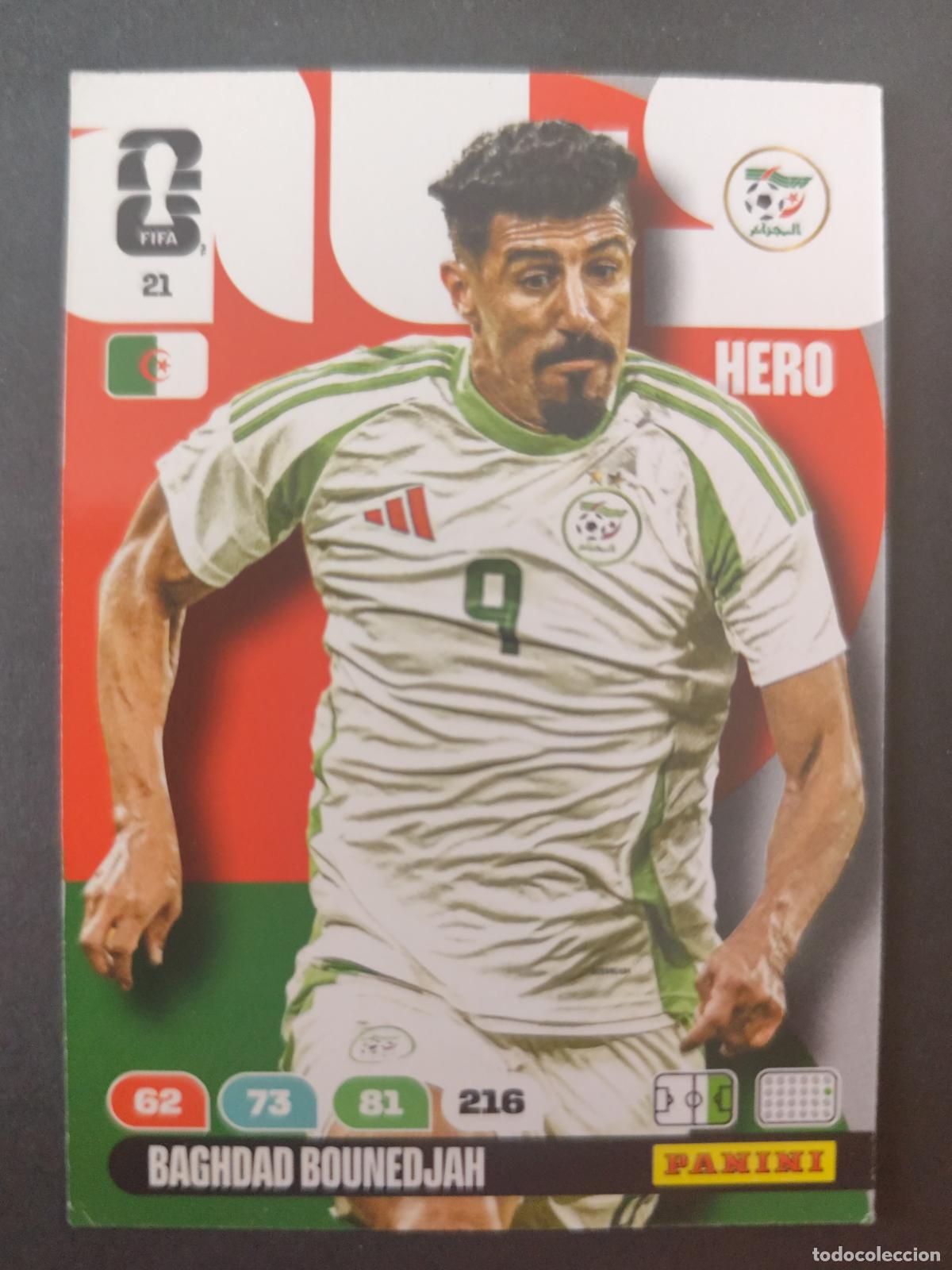 Figurine di Calcio: 21 BAGHDAD BOUNEDJAH ARGELIA ADRENALYN MUNDIAL FIFA WORLD CUP 2026 PANINI