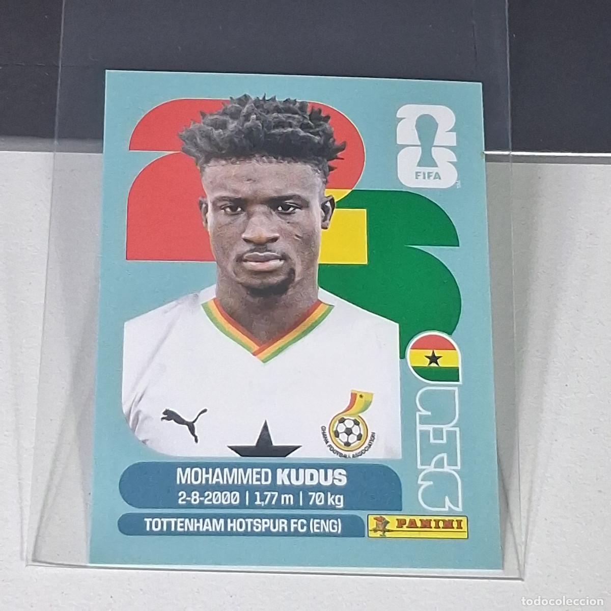 Figurine di Calcio: B23 GHA14 MOHAMMED KUDUS 14 GHANA GAR MUNDIAL FIFA WORLD CUP 2026 STICKER PANINI