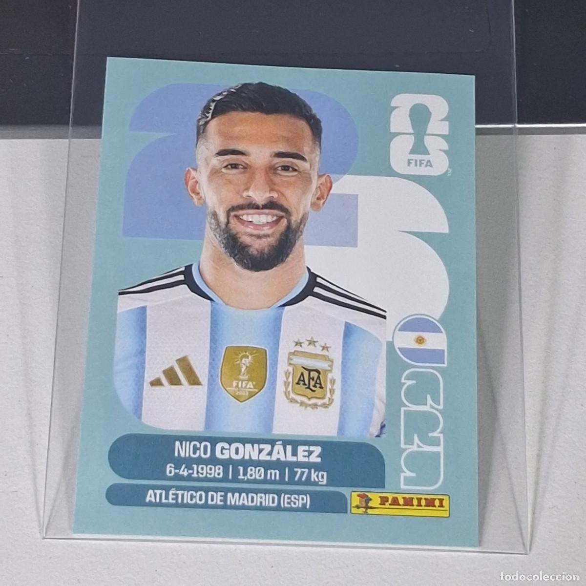 Football Stickers: B23 ARG16 NICO GONZ&Aacute;LEZ 16 ARGENTINA ARG MUNDIAL FIFA WORLD CUP 2026 STICKER PANINI