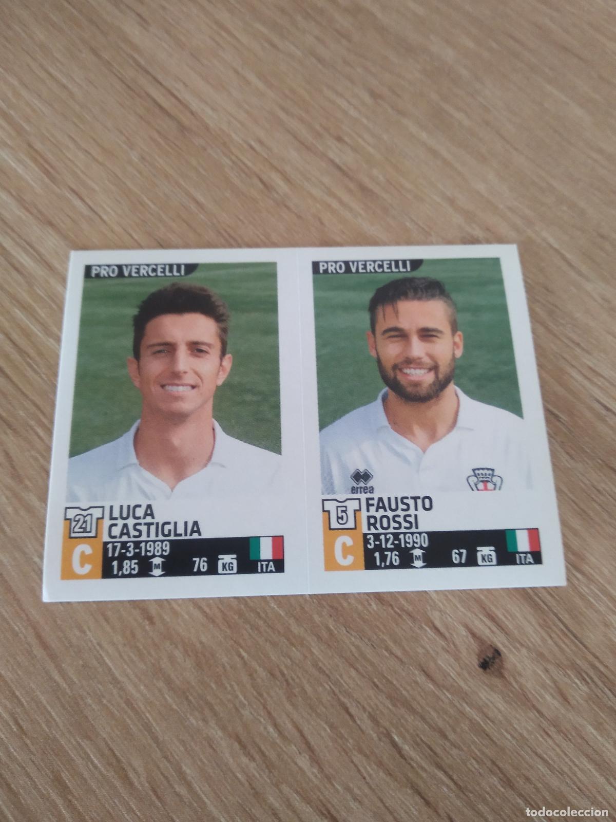 Fu&szlig;ball-Sticker: 745 CASTIGLIA FAUSTO ROSSI PRO VERCELLI CROMO FUTBOL PANINI LIGA ITALIA 15-16 CALCIATORI 2015-2016
