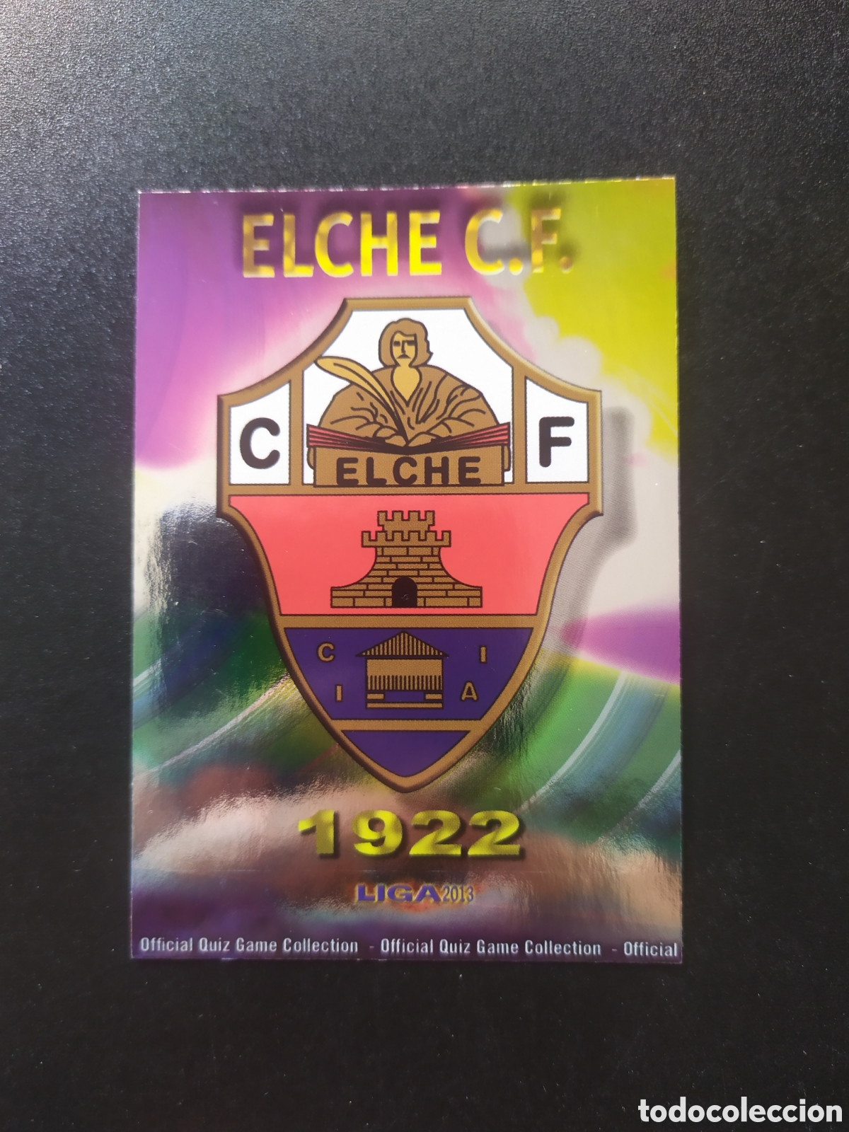 Fu&szlig;ball-Sticker: Mundicromo fichas Liga 2012 2013 12 13 escudo brillo liso n&deg; 838 Elche