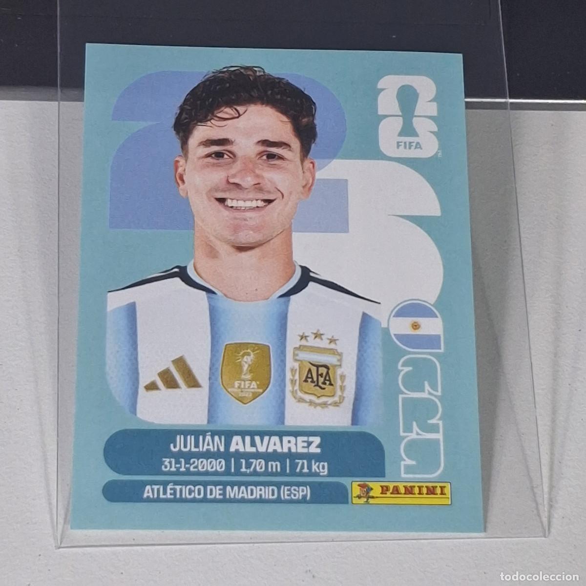 Cromos de F&uacute;tbol: B23 ARG19 JULI&Aacute;N &Aacute;LVAREZ ARG 19 ARGENTINA MUNDIAL FIFA WORLD CUP 2026 STICKER PANINI