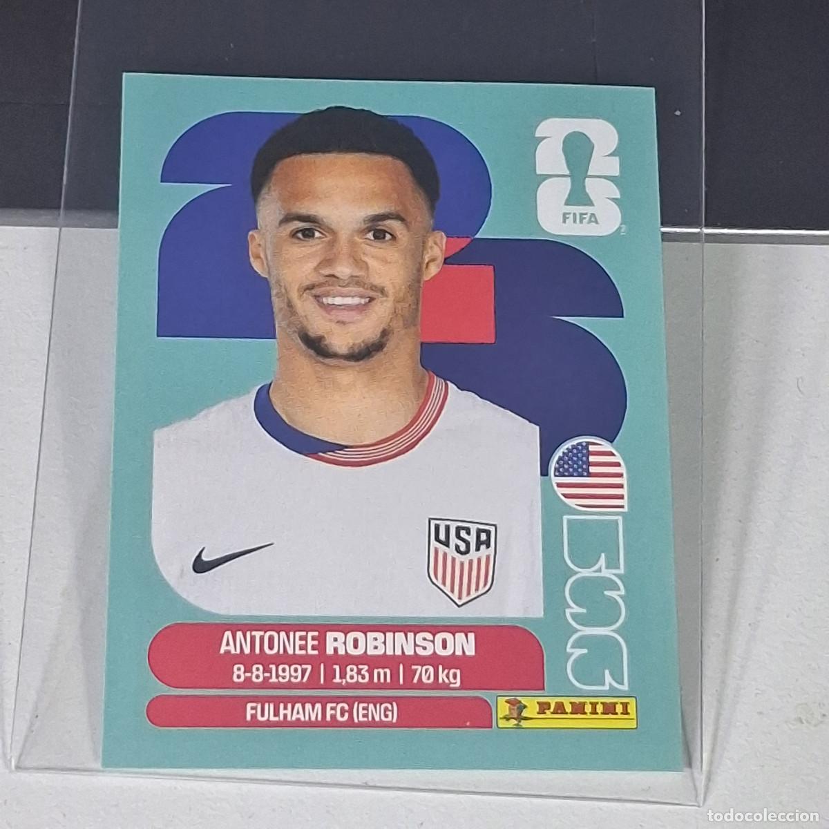 Cartes &agrave; collectionner de Football: B23 USA7 ANTONEE ROBINSON 7 ESTADOS UNIDOS USA MUNDIAL FIFA WORLD CUP 2026 STICKER PANINI