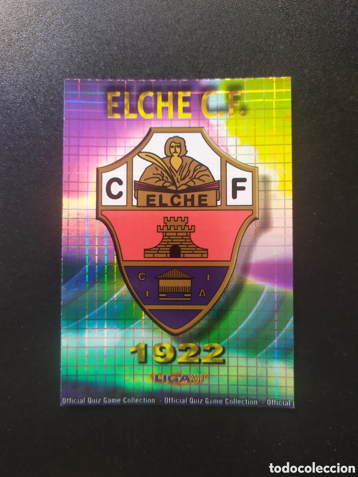 Fu&szlig;ball-Sticker: Mundicromo fichas Liga 2012 2013 12 13 escudo brillo cuadros n&deg; 838 Elche