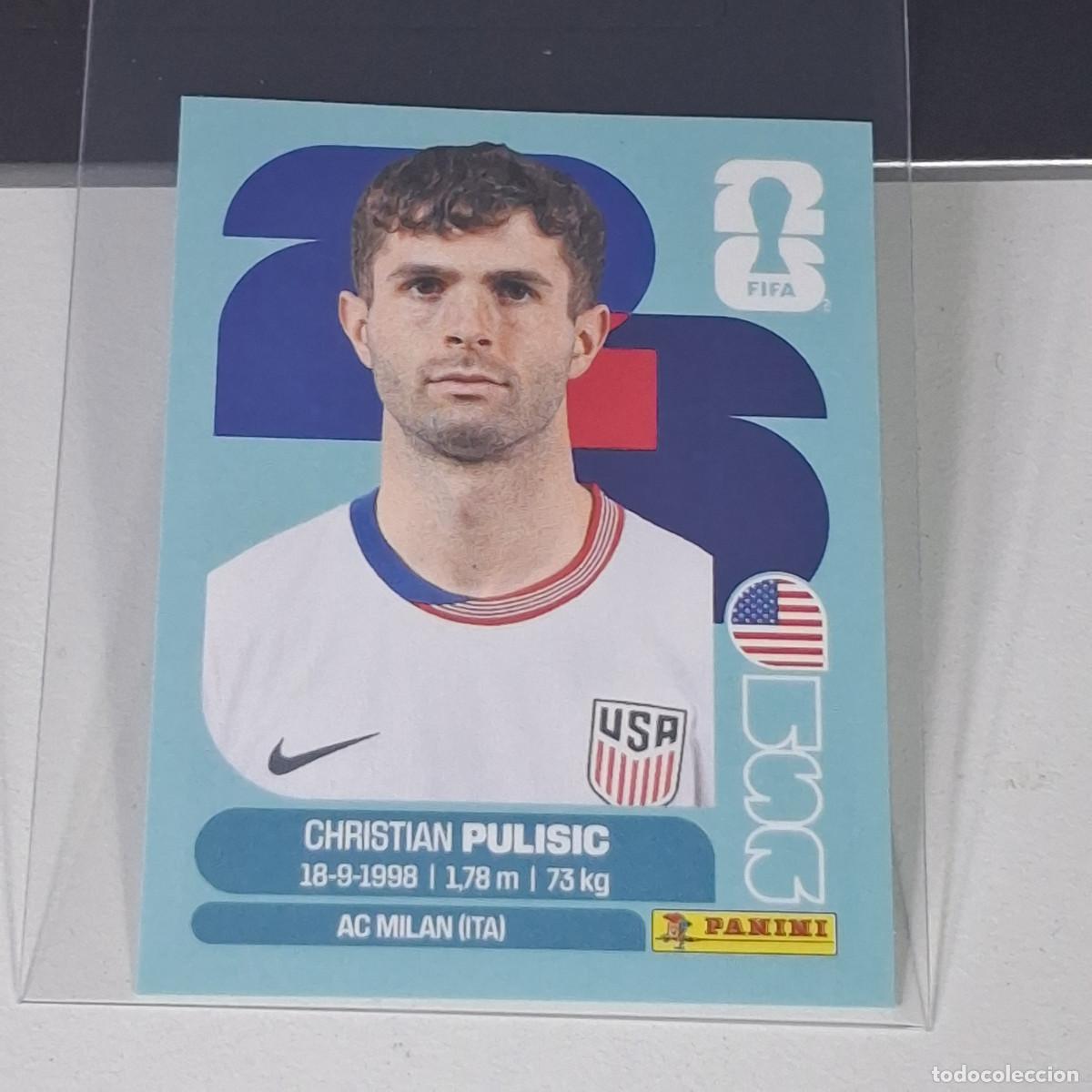 Fu&szlig;ball-Sticker: B23 USA16 CHRISTIAN PULISIC 16 USA ESTADOS UNIDOS USA MUNDIAL FIFA WORLD CUP 2026 STICKER PANINI