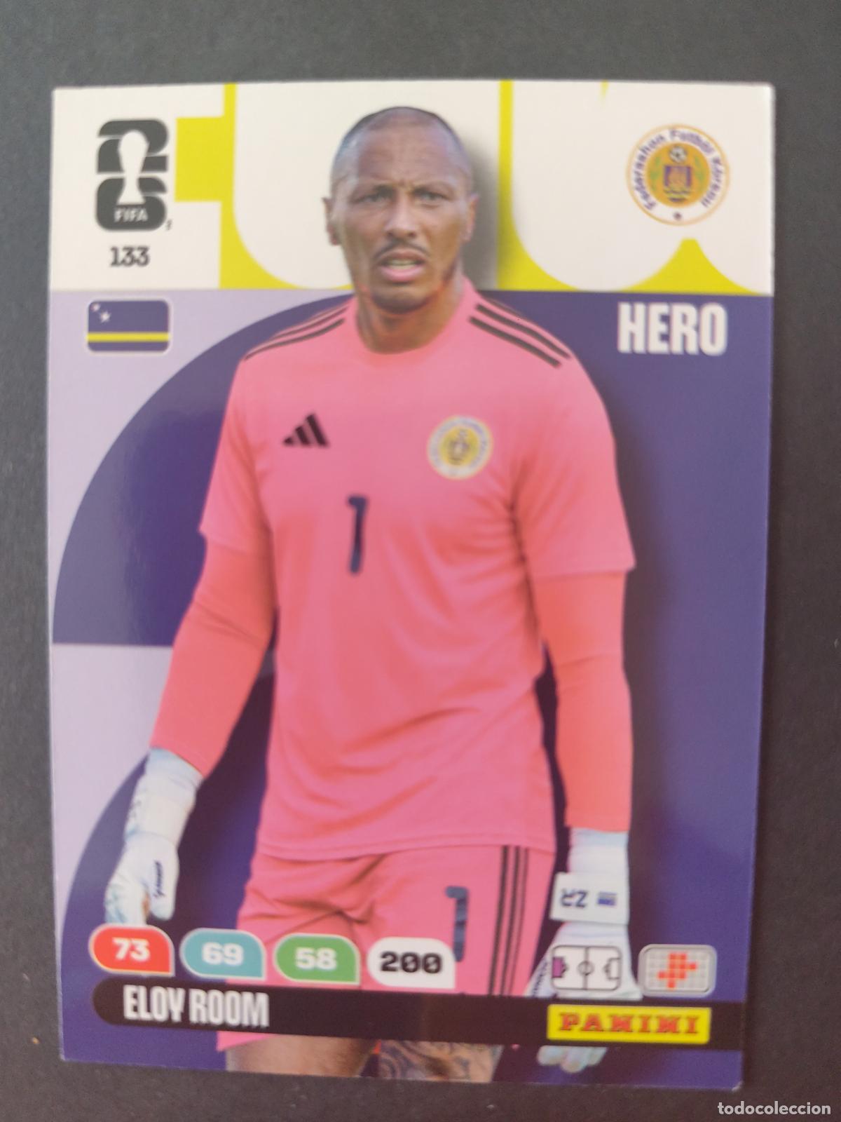 Fu&szlig;ball-Sticker: 133 ELOY ROOM CURAZAO ADRENALYN MUNDIAL FIFA WORLD CUP 2026 PANINI