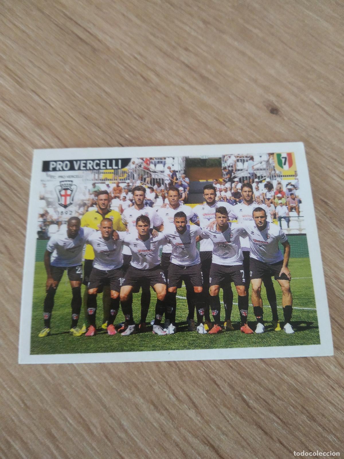Fu&szlig;ball-Sticker: 750 EQUIPO PLANTILLA PRO VERCELLI CROMO FUTBOL PANINI LIGA ITALIA 15-16 CALCIATORI 2015-2016