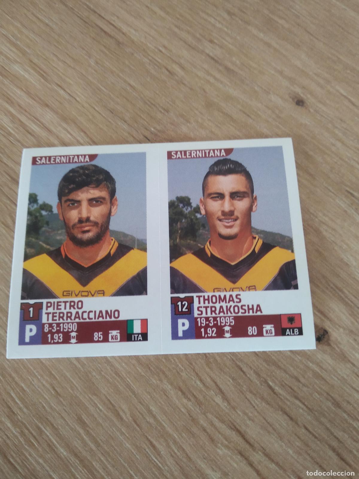 Fu&szlig;ball-Sticker: 751 TERRACCIANO STRAKOSHA SALERNITANA CROMO FUTBOL PANINI LIGA ITALIA 15-16 CALCIATORI 2015-2016