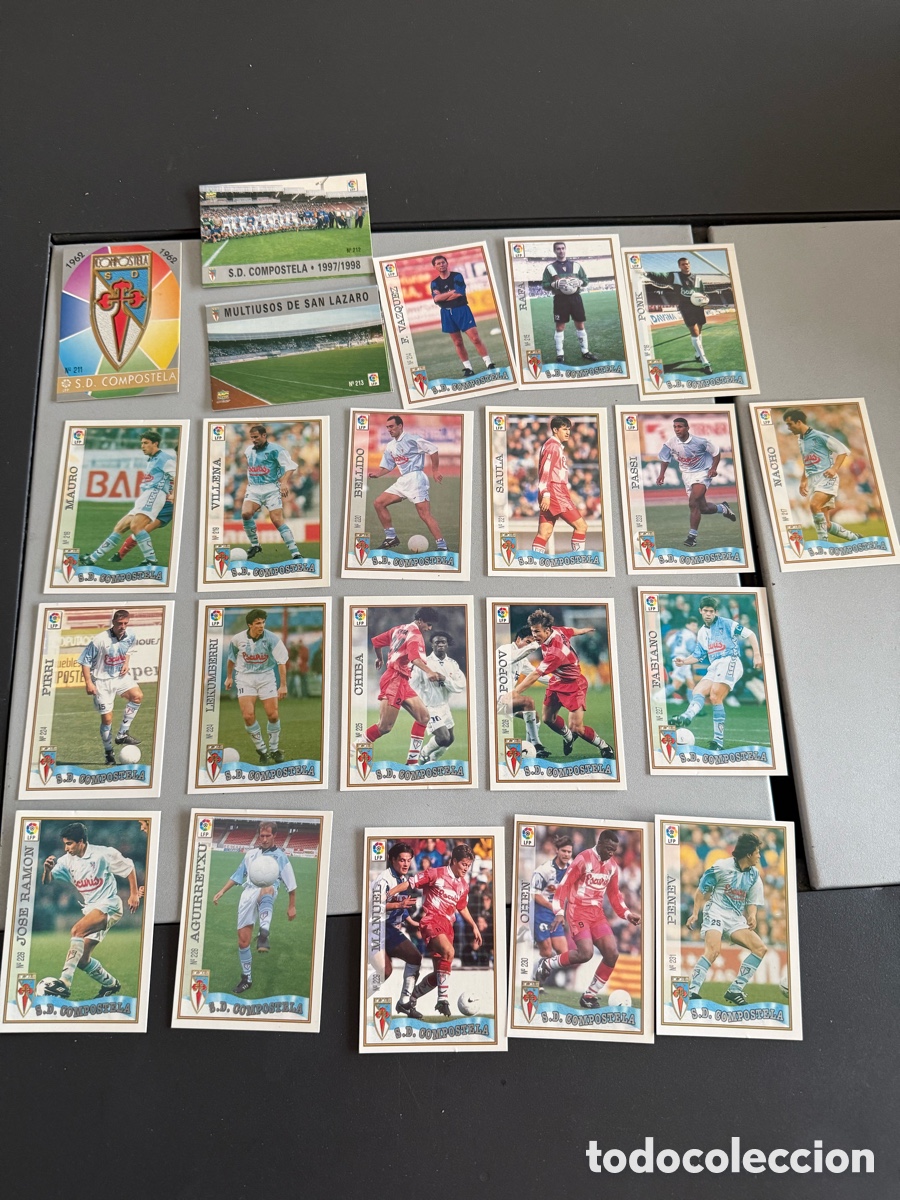 Football Stickers: MUNDICROMO 97-98. SD COMPOSTELA. 22 cromos