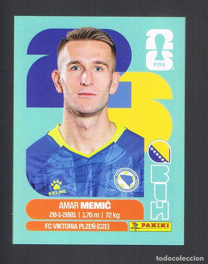 Football Stickers: STICKER FIFA WORLD CUP 2026 B0SNIA Y HERZEGOVINA N&ordm; 16 AMAR MEMIC