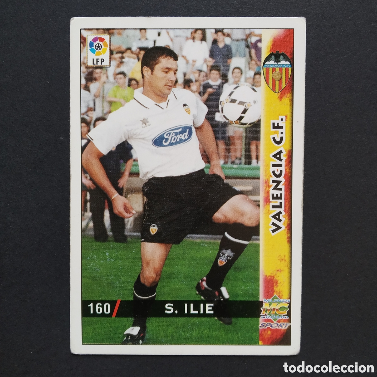 Football Stickers: CROMO - N&ordm; 0160 - S. ILIE - VALENCIA C.F. - LAS FICHAS DE LA LIGA 98-99 (1998 / 1999) - MUNDICROMO